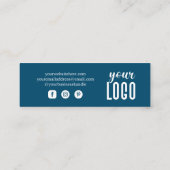 Moderne persoonlijke bestelbon - Hartelijk dank ka Mini Visitekaartje (Achterkant)