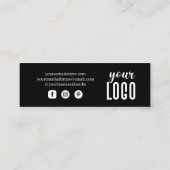 Moderne persoonlijke bestelbon - Hartelijk dank Mini Visitekaartje (Achterkant)