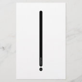 Moderne Persoonlijke Briefpapier | 2-kolommen (Voorkant)