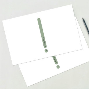 Moderne Persoonlijke Briefpapier 2-kolommen