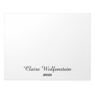 Moderne persoonlijke eBay-schrijver Notitieblok