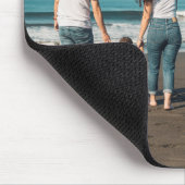 Moderne persoonlijke familiefoto Creëer herinnerin Muismat (Hoek)