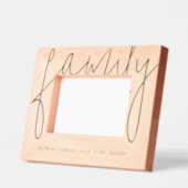 Moderne persoonlijke familiefoto gegraveerde lijstjes (Links)