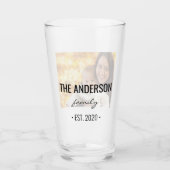 Moderne persoonlijke familiefoto glas (Voorkant)