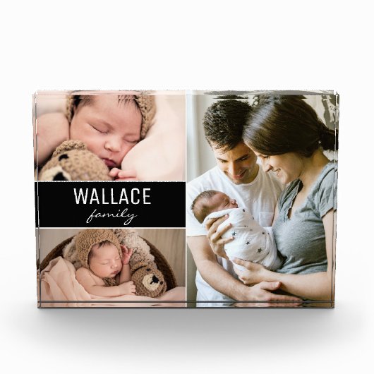 Moderne persoonlijke familienaam foto (Voorkant)