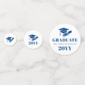Moderne persoonlijke foto-Afstuderen Confetti (Achterkanten)