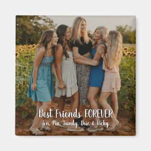 Moderne persoonlijke foto Best Friends Forever Magneet