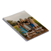 Moderne persoonlijke foto Best Friends Forever Notitieboek (Rechterzijde)