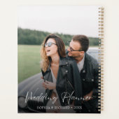 Moderne Persoonlijke Foto Bruiloft  Planner (Achterkant)