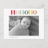 Moderne persoonlijke foto | Colorful HOHO Briefkaart (Voorkant)