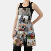 Moderne persoonlijke foto-inkuilfamilie op maat schort (Insitu)