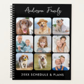 Moderne persoonlijke foto-inkuilkalender voor aang planner (Voorkant)