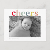 Moderne persoonlijke foto | Kleurere kasten Briefkaart (Voorkant)