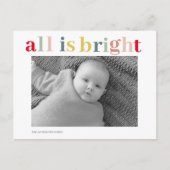 Moderne persoonlijke foto | Kleurrijk alles is hel Briefkaart (Voorkant)