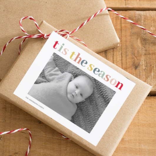 Moderne persoonlijke foto | Kleurrijk dit is het s Briefkaart