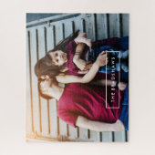 Moderne persoonlijke foto legpuzzel (Verticaal)