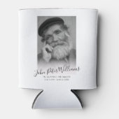 Moderne persoonlijke foto-Memorial Blikjeskoeler (Voorkant)