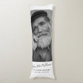 Moderne persoonlijke foto-Memorial Lichaamskussen (Voorkant Verticaal)