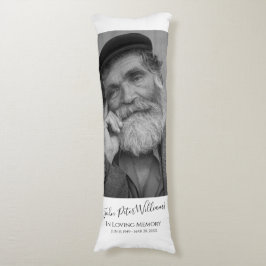 Moderne persoonlijke foto-Memorial Lichaamskussen