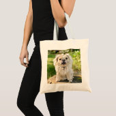 Moderne persoonlijke foto van Dog Tote Bag (Voorkant (product))