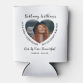 Moderne persoonlijke foto van het hart Memorial Blikjeskoeler (Voorkant)