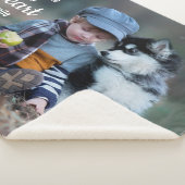 Moderne persoonlijke foto van Hondenliefhebber Sherpa Deken (3/4)