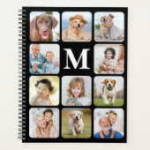 Moderne persoonlijke foto's 11 Collage Emerald Gre Planner (Voorkant)