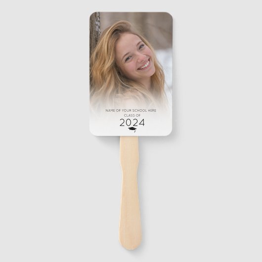 Moderne persoonlijke foto's 2 Afstuderen Handwaaier (Achterkant)