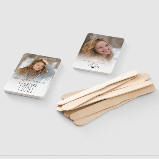 Moderne persoonlijke foto's 2 Afstuderen Handwaaier (Niet-gemonteerd)