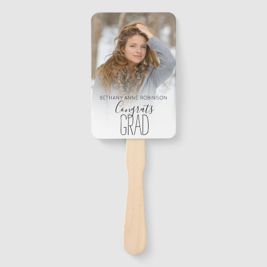 Moderne persoonlijke foto's 2 Afstuderen Handwaaier (Voorkant)