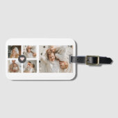 Moderne persoonlijke foto's van Collage Bagagelabel (Voorkant (horizontaal))