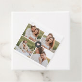 Moderne persoonlijke foto's van Collage Bedankjes Labels (In situ)