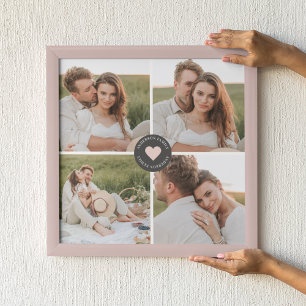 Moderne persoonlijke foto's van Collage Canvas Afdruk