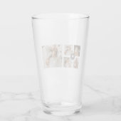 Moderne persoonlijke foto's van Collage Glas (Achterkant)