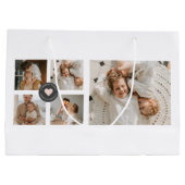 Moderne persoonlijke foto's van Collage Groot Cadeauzakje (Achterkant)