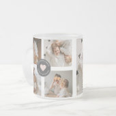 Moderne persoonlijke foto's van Collage Matglas Koffiemok (Voorkant links)