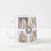 Moderne persoonlijke foto's van Collage Matglas Koffiemok (Links)
