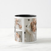 Moderne persoonlijke foto's van Collage Mok (Midden)