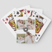 Moderne persoonlijke foto's van Collage Pokerkaarten (Achterkant)