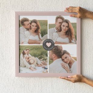 Moderne persoonlijke foto's van Collage Poster