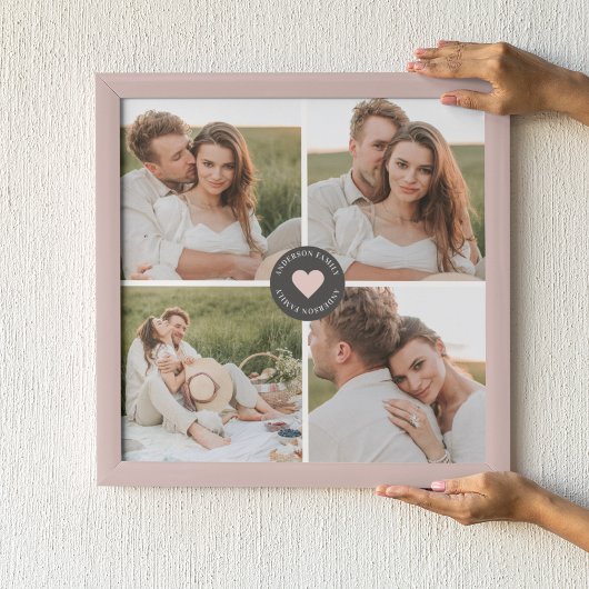 Moderne persoonlijke foto's van Collage Poster