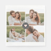 Moderne persoonlijke foto's van Collage Servet (Voorkant)