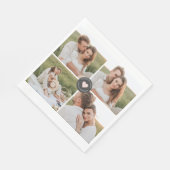 Moderne persoonlijke foto's van Collage Servet (Hoek)
