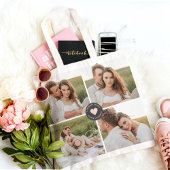 Moderne persoonlijke foto's van Collage Tote Bag