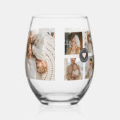 Moderne persoonlijke foto's van Collage Wijnglas Zonder Voet (Links)