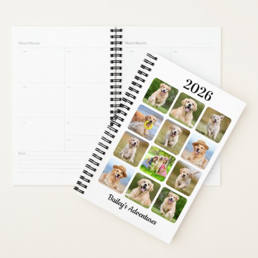 Moderne persoonlijke foto's van het Pet Journal Do Planner (Display)