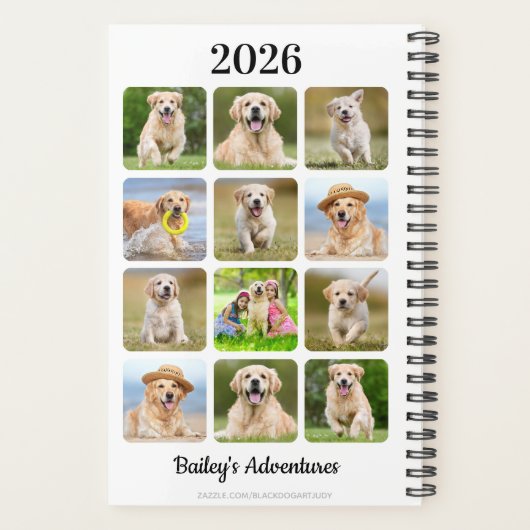 Moderne persoonlijke foto's van het Pet Journal Do Planner (Achterkant)