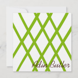 Moderne persoonlijke functie in Lime Green