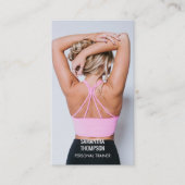 Moderne persoonlijke geschiktheid voor trainers QR Visitekaartje (Voorkant)