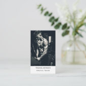 Moderne persoonlijke geschiktheid voor trainers QR Visitekaartje (Staand voorkant)